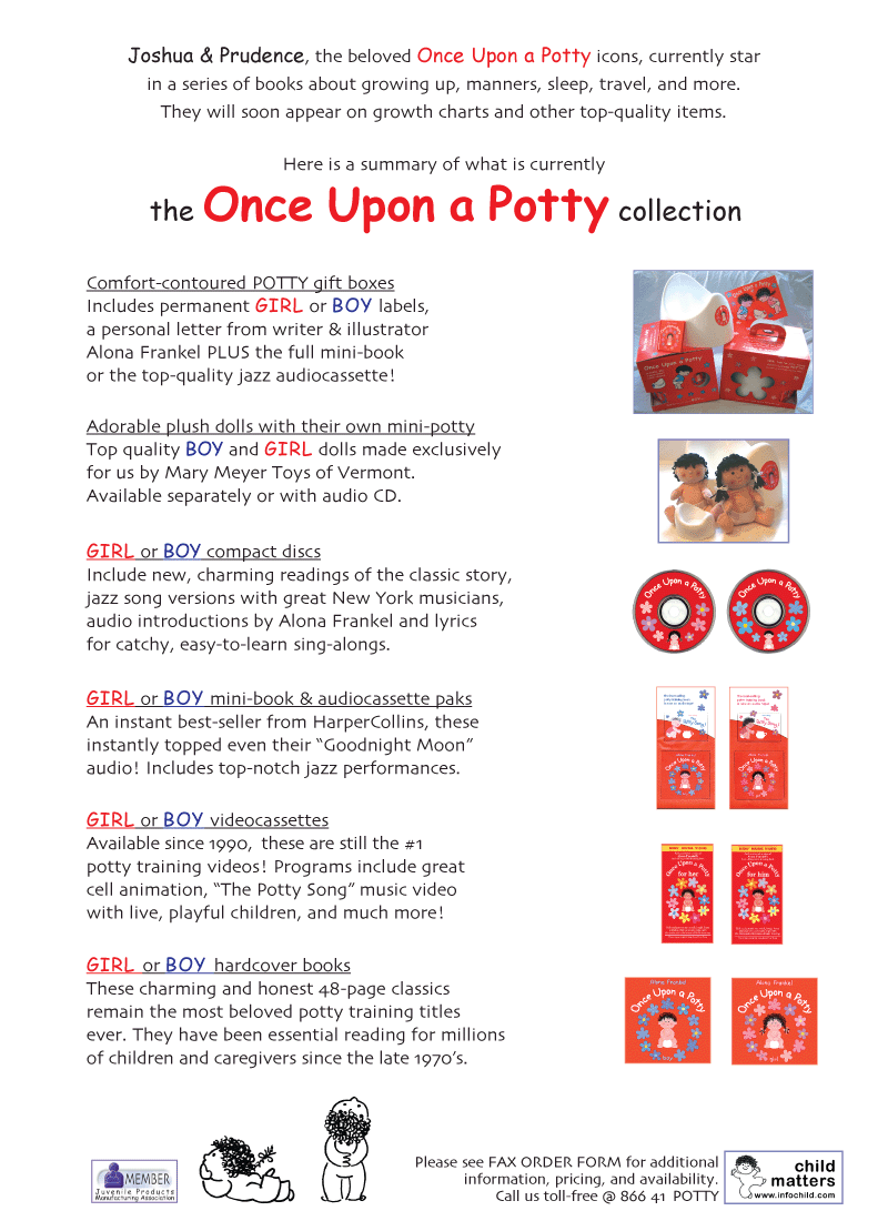 Once Upon a Potty brochure